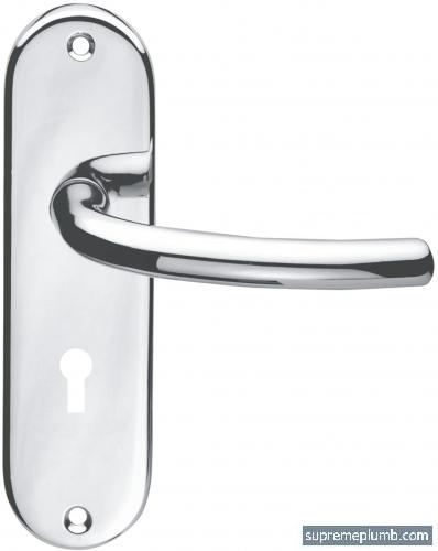 Milan Lever Lock Chrome Plated